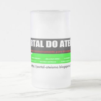 CANECA DE CHOP/CERVEJA PORTAL DO ATEÍSMO