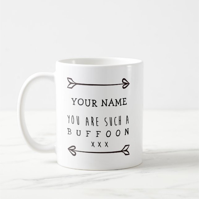 Mug Personalizado - Buffoon - Caneca Engraçada (Esquerda)