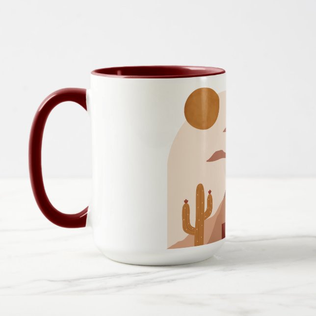 Mug - Xícara grande - Terracotta por Ludilabel (Esquerda)