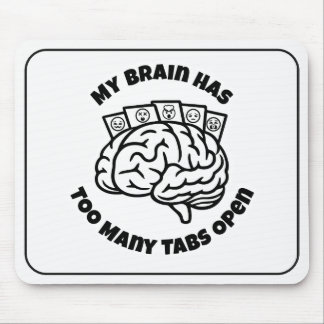 Muitas Abas – Mouse Pad Divertido para Quem Pensat