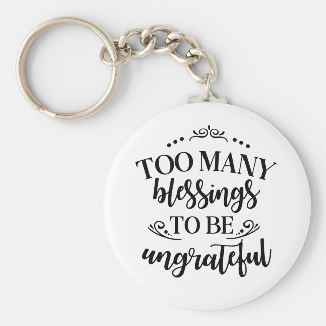 Muitas bençãos para ser Chaveiro ingrato (Frente)