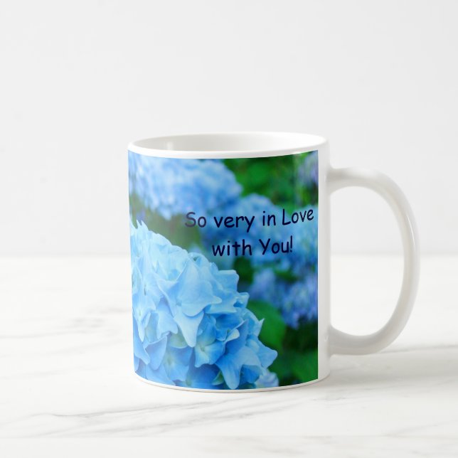 Muito apaixonado por você! Dobras de caneca Blue H (Direita)