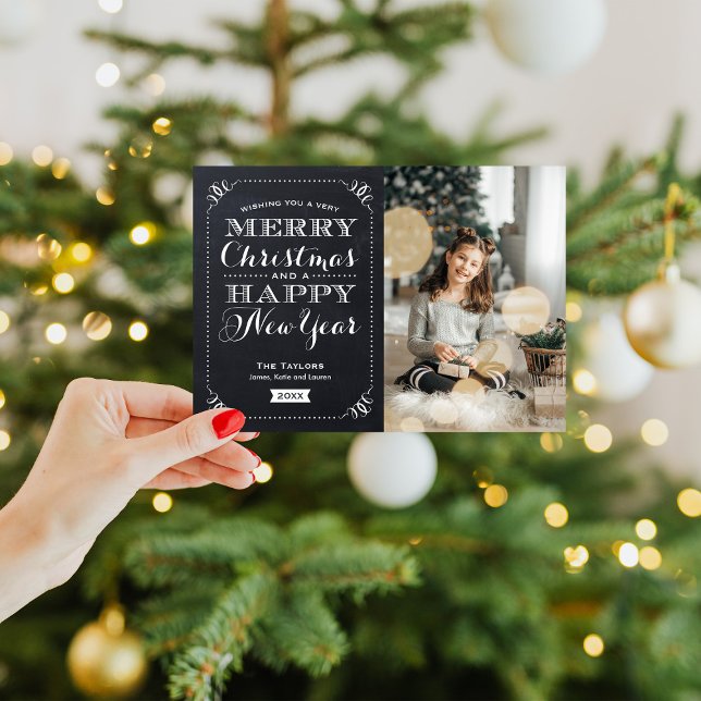 Muito feliz Cartão com fotos magnético de Natal (Criador carregado)