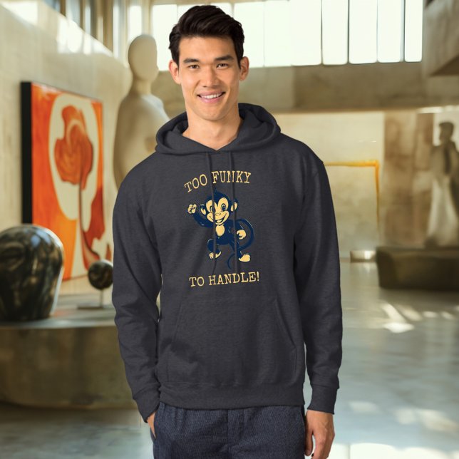 Muito Funky para Lidar! - Moletom Groovy Monkey (Criador carregado)