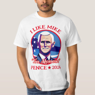 Muito honesto Mike Pence 2024 Engraçado Camiseta P