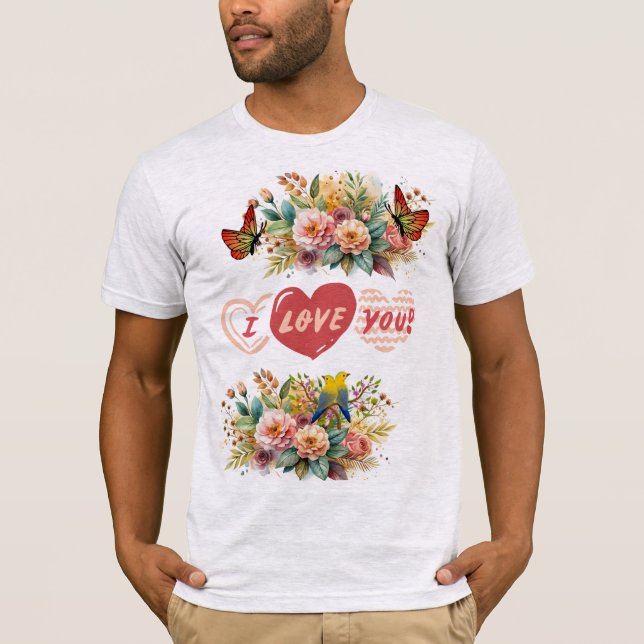 Muito incrível, eu te amo design de camiseta (Frente)