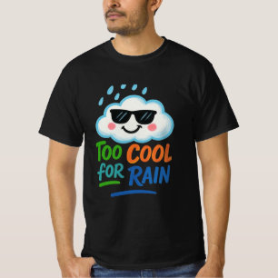 Muito Legal para Chuva Camiseta Masculina Divert