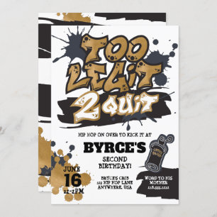 Muito Legítimo para Sair do Convite de Aniversário