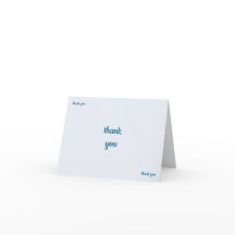 Muito Obrigado 2 Cartão de Agradecimento