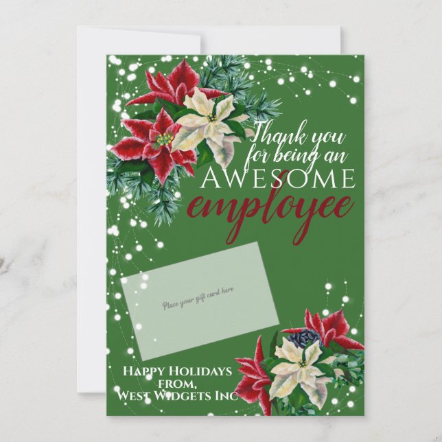 Muito Obrigado Ao Empregado Titular De Cartão De P (Frente)