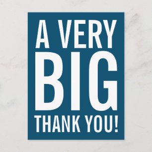 Muito Obrigado Cartão Postal