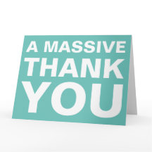 Muito Obrigado, Grande Cartão De Saudação