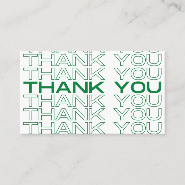 Muito obrigado Jornal Verde Inserção de Impressão  (Frente)