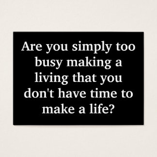 Muito Ocupado? Placa Sizzle