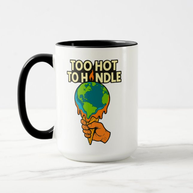 Muito quente para lidar - A caneca que está derret (Esquerda)