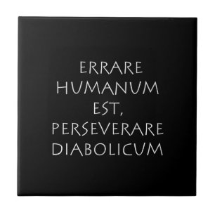Muito raro humanum est perseverante diabolismo