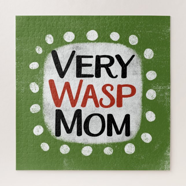 Muito Wasp Mãe Quebra-cabeça de Jigserra (Vertical)