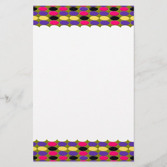 Muitos pontos de papel de papelaria (Frente)