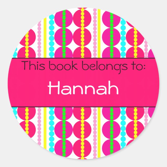 Muitos pontos! Etiqueta de Livro (Frente)