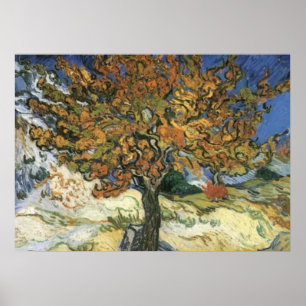 Mulberry Tree van Gogh Poste-impressionista Poster