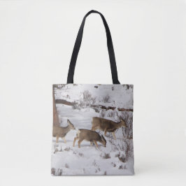 Mule Deer e Elk Tote Bag