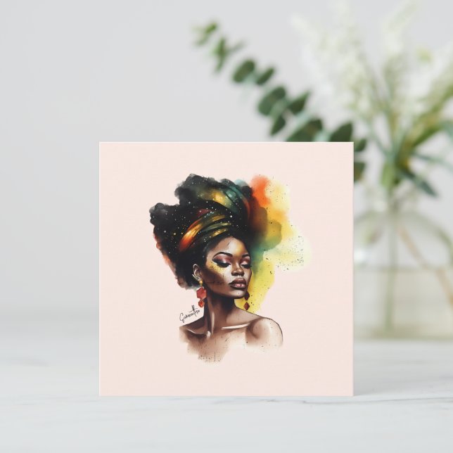 Mulher Afro-Americana Habilitada (2) (Em pé/Frente)