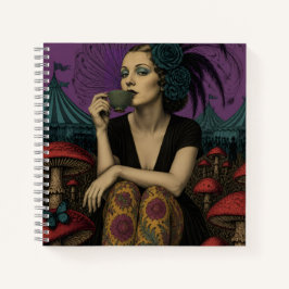 Mulher Bebe Chá no Circo