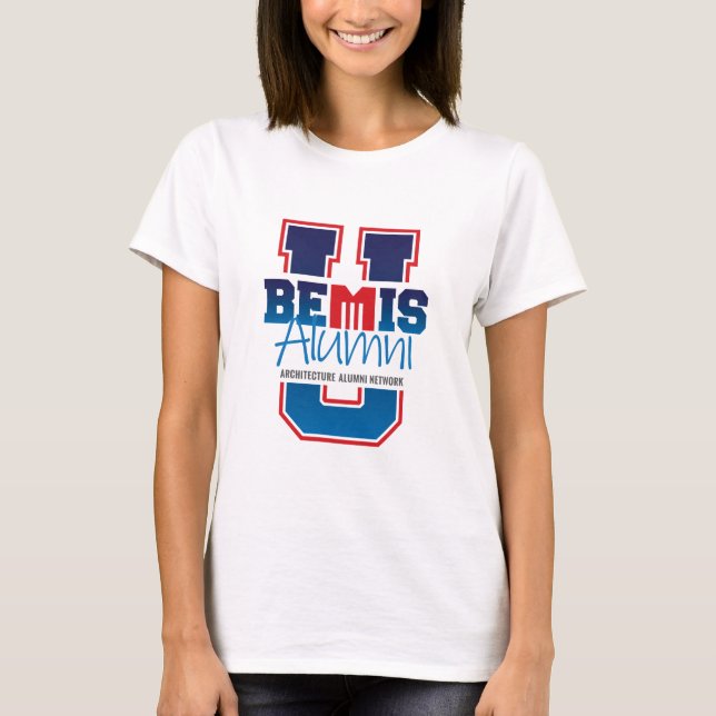 Mulher: "Bemis U." Camiseta clara (Frente)