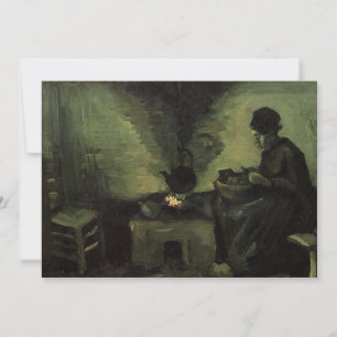 Mulher Camponesa junto à Lareira por Vincent van G
