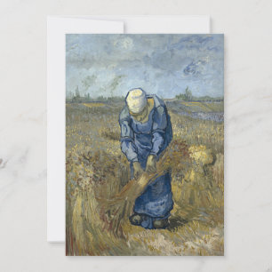 Mulher camponesa ligando Sheaves por Vincent Van G