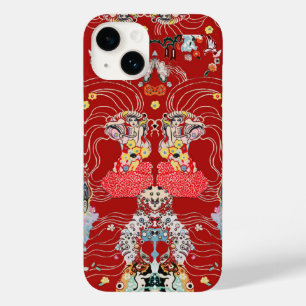 MULHER,CENTAUR FLORAL, PADRÃO DE Klimt Branco