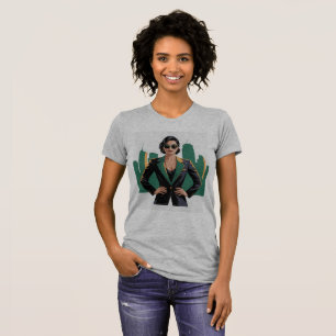 Mulher Chefe Brasileira Boss Lady Camiseta Empoder