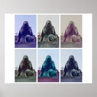 Mulher choradora - Poster branca