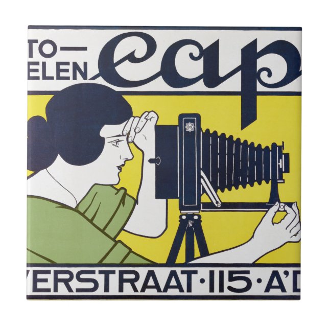 Mulher com Câmera, Fotógrafa, Van Caspel (Frente)