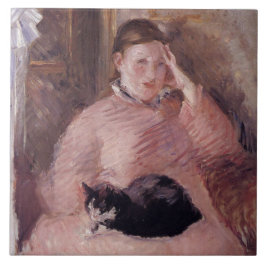 Mulher com gato (de Edouard Manet)