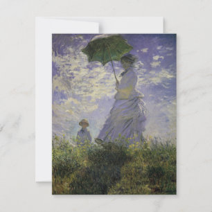 Mulher com Guarda-sol de Claude Monet, Arte Antigo