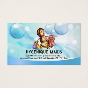 Mulher com material de limpeza Bolhas Soap Fizz