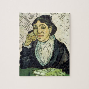 Mulher com telefone celular e livros Quebra-cabeça