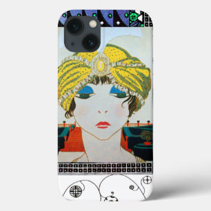 MULHER COM TURBAN AMARELO ORIENTAL / Moda de Belez