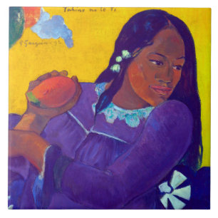 Mulher com uma manga, Gauguin