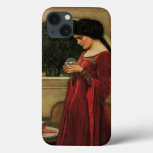 Mulher da Bola de Cristal Pintura de Waterhouse