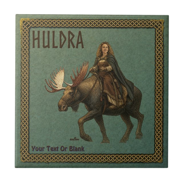Mulher da Floresta Huldra Nórdica (Frente)