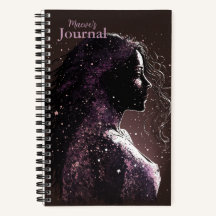 Mulher das Estrelas Purple e Brown Small Hardcover