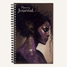 Mulher das Estrelas Purple e Brown Small Hardcover