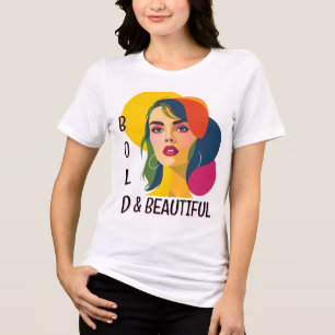 Mulher de Arte Pop vibrante