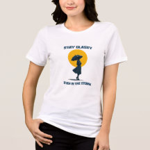 Mulher de Guarda-Chuva – Continue elegante mesmo n