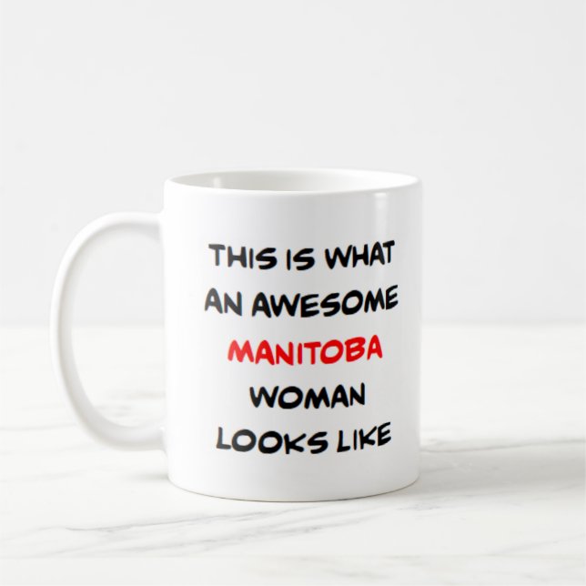 mulher de manitoba, caneca de café incrível (Esquerda)