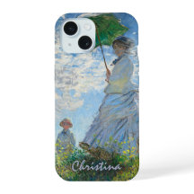 Mulher de Monet com Parasol - Personalizável