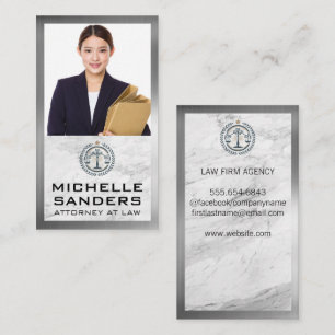 Mulher de Negócios   Cartão de visita de logotip