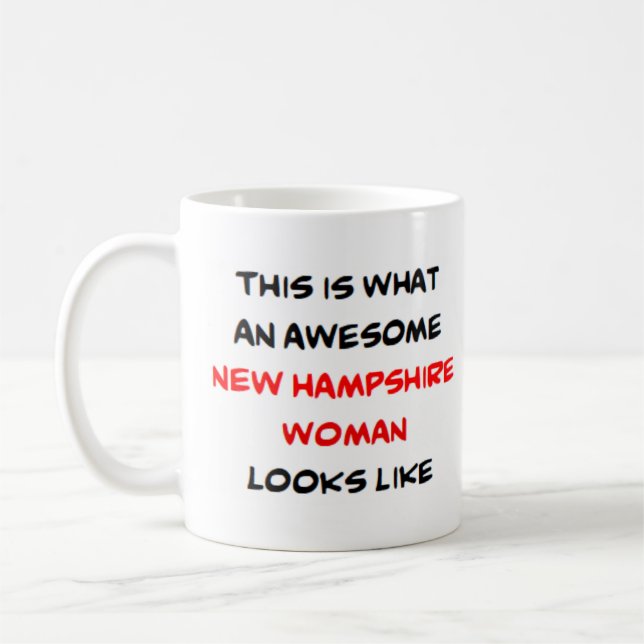 mulher de new hampshire, caneca de café incrível (Esquerda)